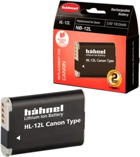 Hähnel Batteri Canon HL-12L Erstatning for Canon NB-12L