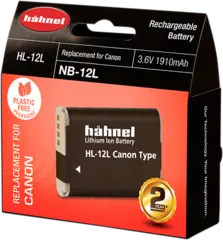 Hähnel Batteri Canon HL-12L Erstatning for Canon NB-12L