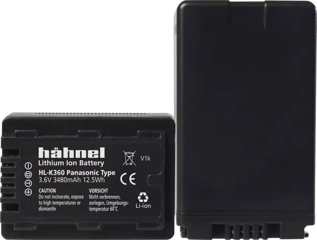 Hähnel Batteri PANASONIC HL-K360 Tilsvarer VW-VBK360 