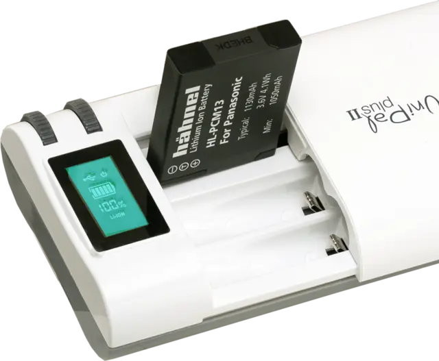 Hähnel Powerstation Unipal Plus II lader Universal-lader for kamerabatterier 