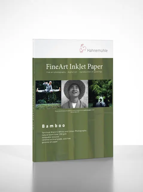 Hahnemühle Bamboo 290gr natural white Rull, 24"x12m 90% Bamboo, 10% Cotton 
