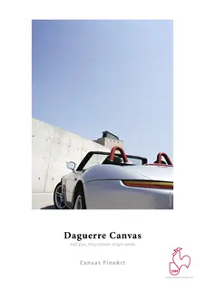 Hahnem&#252;hle Daguerre Canvas 400gr 44&quot; Rull. 12m. Poly-Cotton. Bright White