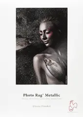 Hahnemühle Photo Rag Metallic 340gr Rull, 17"x12m