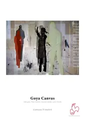 Hahnemühle Goya Canvas 340gr 44" Rull. 12m. Poly-Cotton Natural White