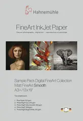 Hahnem&#252;hle pr&#248;vepakke Matte FineArt Smo. Smooth A4 - 10 ark (2 av hver)
