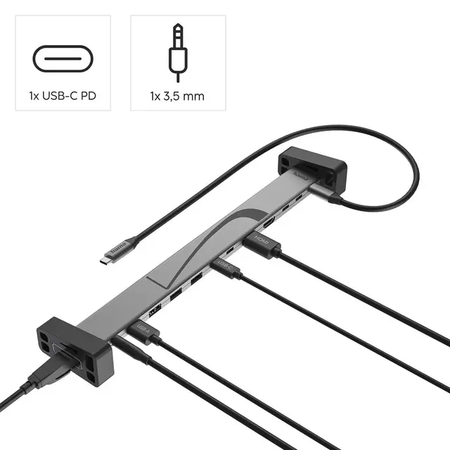 Hama Dokkingstasjon 12 Porter USB-C/A 