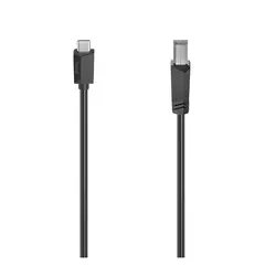 Hama USB-C til USB-B kabel 480 Mbps, 1.5m Printerkabel