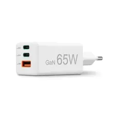 Hama Lader 2x USB-C 1x USB-A GaN 65W Hvit