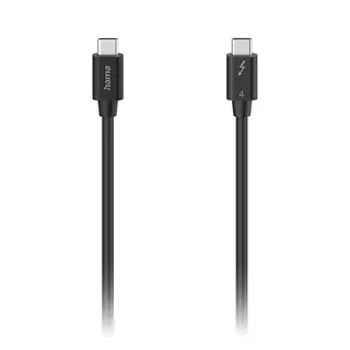 Hama USB-C Thunderbolt-3 &amp; 4 Kabel 80cm 80cm 40Gbit/s Ultra-HD 8K