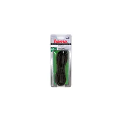 Hama str&#248;mkabel 1,8m svart 2pin Apparatkabel Euro standard