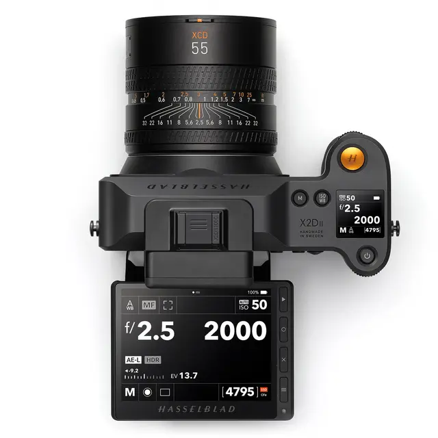 Hasselblad X2D II 100C 100MP. Mellomformat speilløst kamera 