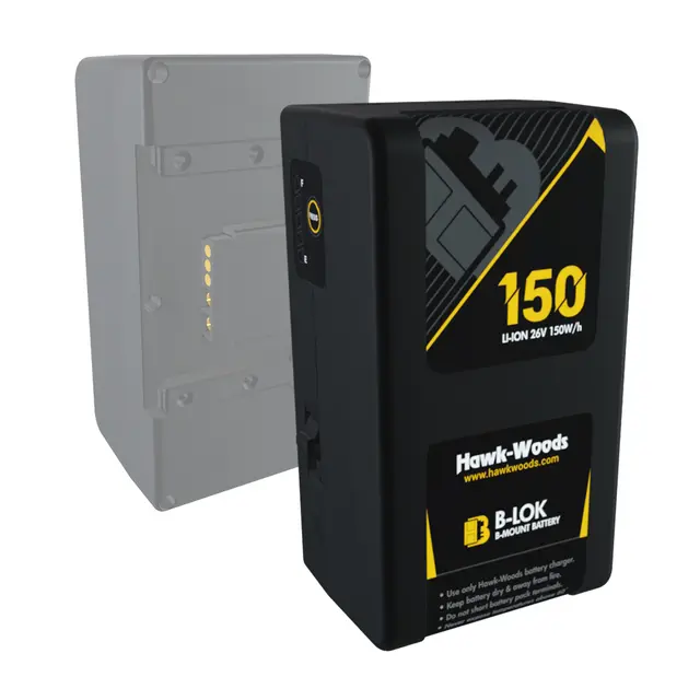 Hawk-Woods 26V 150Wh B-Lok Lithium-Ion 150Wh B-Mount Batteri 