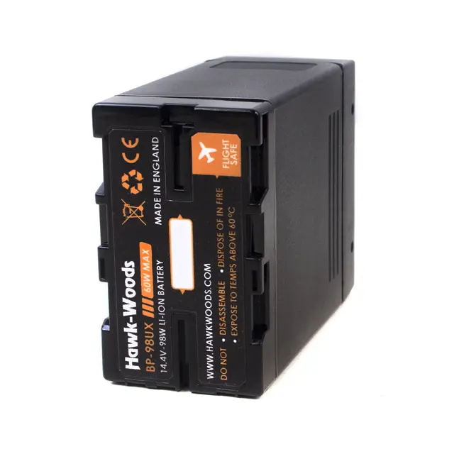Hawk-Woods BP-75UX 75Wh 14.4v Lithium-Ion Sony BP-U battery 