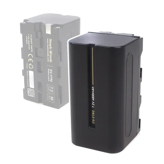 Hawk-Woods DV-F790 Sony NP-F type 6800mAh Sony L-Serie 