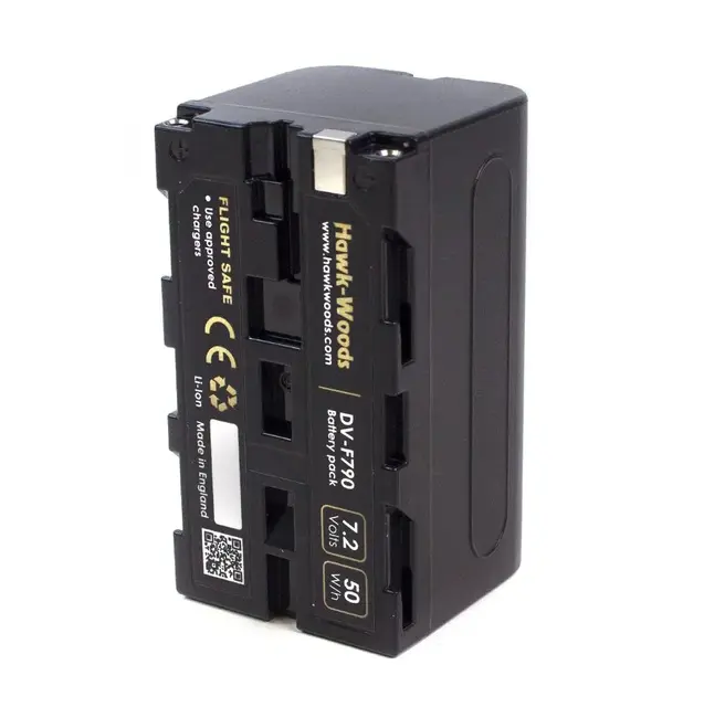 Hawk-Woods NP-F lader og batteri KIT L-Serie reiselader og NP-F 790 6800mAh 