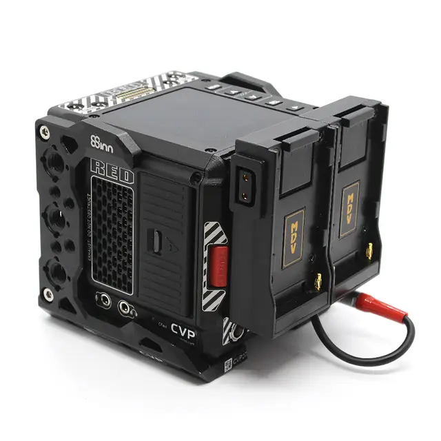 Hawk-Woods RED Komodo dual NP-F mount NP-F batterifeste på Komodo 