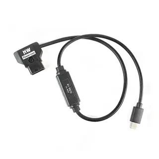 Hawk-Woods D2MR-40-5V-UC24M D-tap til USB-C 5v Regulert 40cm ledning