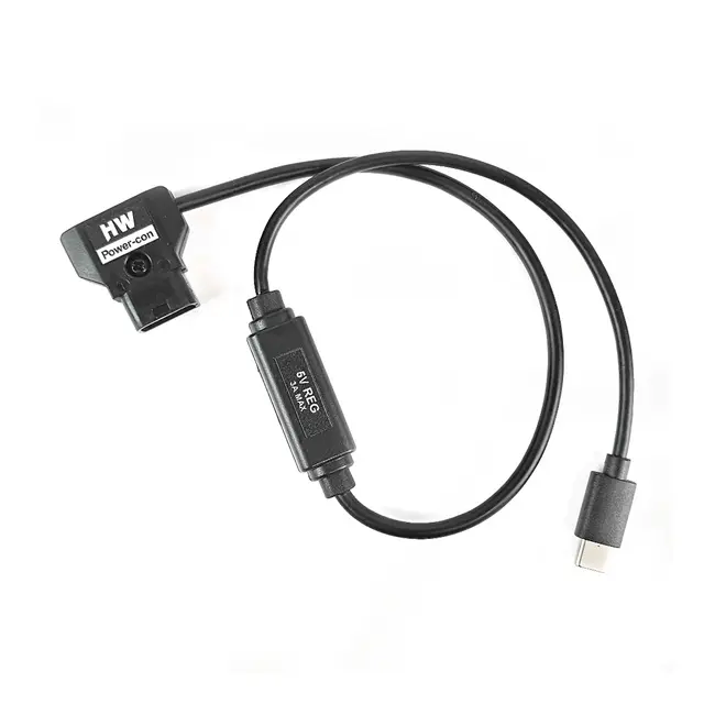 Hawk-Woods D2MR-40-5V-UC24M D-tap til USB-C 5v Regulert 40cm ledning 