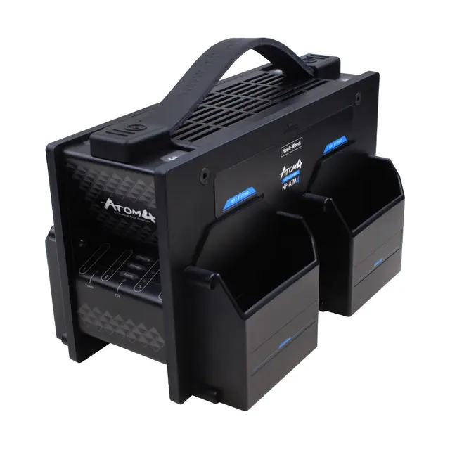 Hawk-Woods ATOM-4 NP1 Lader 4-Port Hurtiglader for NP1 Batterier 