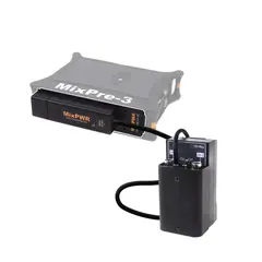Hawk-Woods SD-6 Str&#248;m til MixPre 3 og 6 NP-F batteri og 2x Hirose til Mixpre