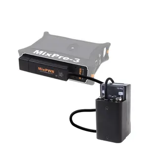 Hawk-Woods SD-6 Str&#248;m til MixPre 3 og 6 NP-F batteri og 2x Hirose til Mixpre