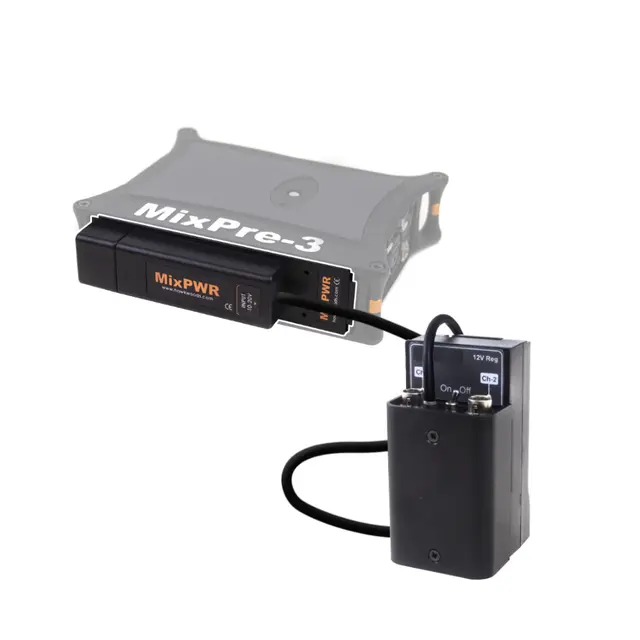 Hawk-Woods SD-6 Strøm til MixPre 3 og 6 NP-F batteri og 2x Hirose til Mixpre 