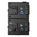 Hawk-Woods Mini V-Lok Hot-Swap Plate Med 1 D-Tap og 1 USB-C