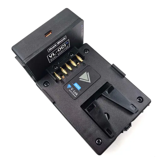 Hawk-Woods Mini V-Lok Hot-Swap Adapter Med 4 D-Tap og 1 USB-C 