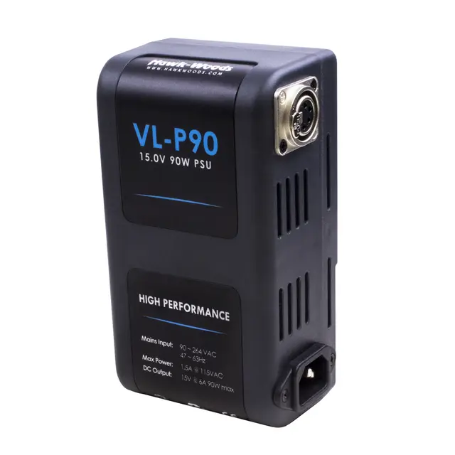 Hawk-Woods V-LOK 15V 90W 90W V-Mount batteri med 4 Pin utgang 