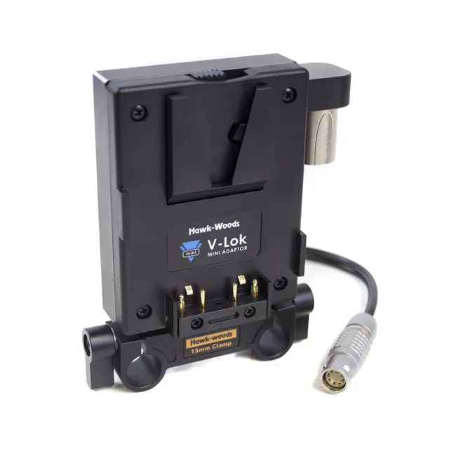 Hawk-Woods V-Lok 15mm ARRI XLR3 ARRI Mini/Amira V-Mount adapter 