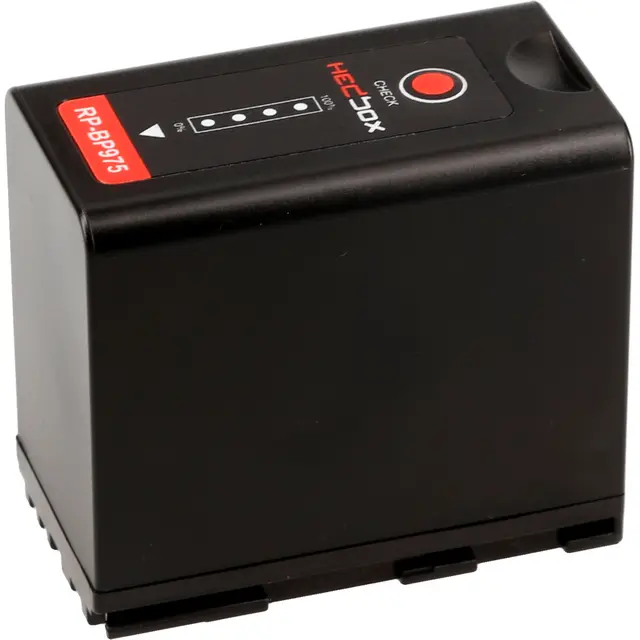 Hedbox RP-BP975 Batteri for Canon 6600 mAh Li-Ion Battery 7.4V 