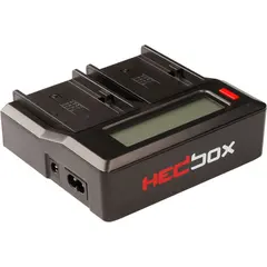 Hedbox DC50 Digital Dual Battery Charger Inteligent dobbel-lader