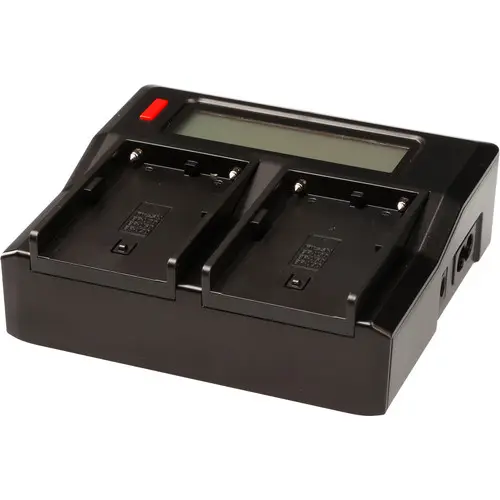 Hedbox DC50 Digital Dual Battery Charger Inteligent dobbel-lader 