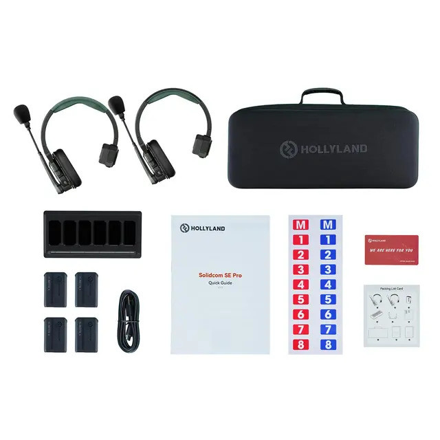 Hollyland Solidcom SE Pro Intercom 2-Person Noise Cancelling Intercom 