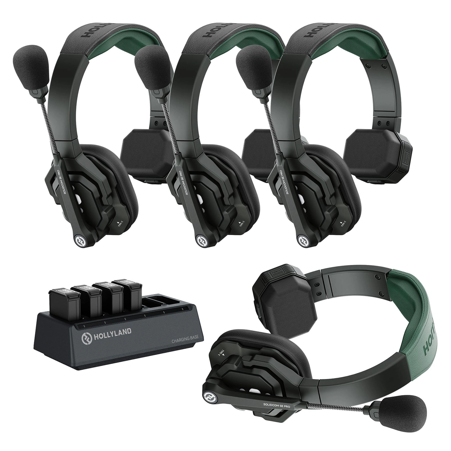 Hollyland Solidcom SE Pro Intercom 4-Person Noise Cancelling Intercom