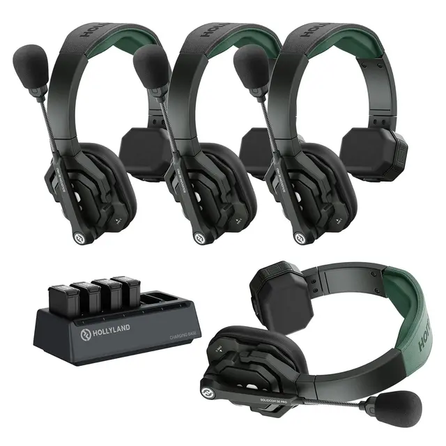 Hollyland Solidcom SE Pro Intercom 4-Person Noise Cancelling Intercom 