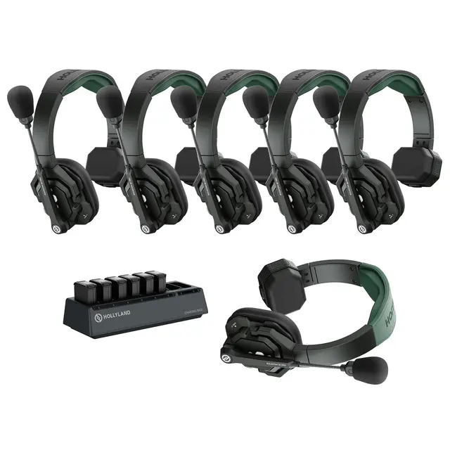 Hollyland Solidcom SE Pro Intercom 6-Person Noise Cancelling Intercom 