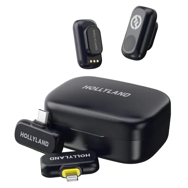 Hollyland LARK A1 Combo m/USB-C RX + Lightning RX +Charging Case 