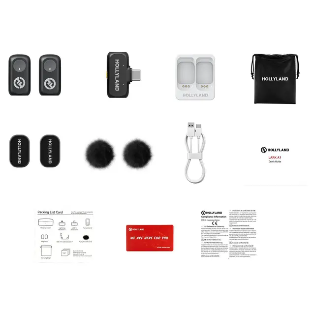 Hollyland LARK A1 Mini Duo Med USB-C RX 