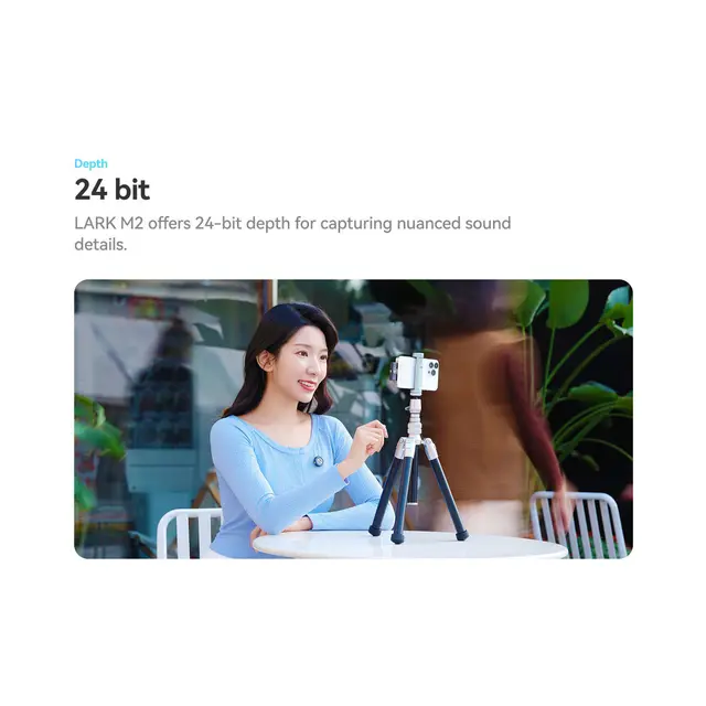 Hollyland LARK M2 Mini Combo Med Camera RX + USB-C RX 