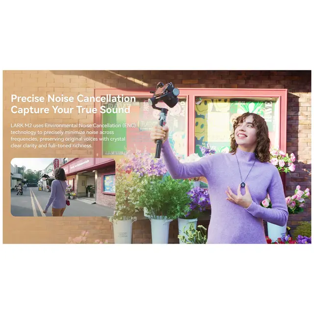 Hollyland LARK M2 Mini Combo Med Camera RX + USB-C RX 