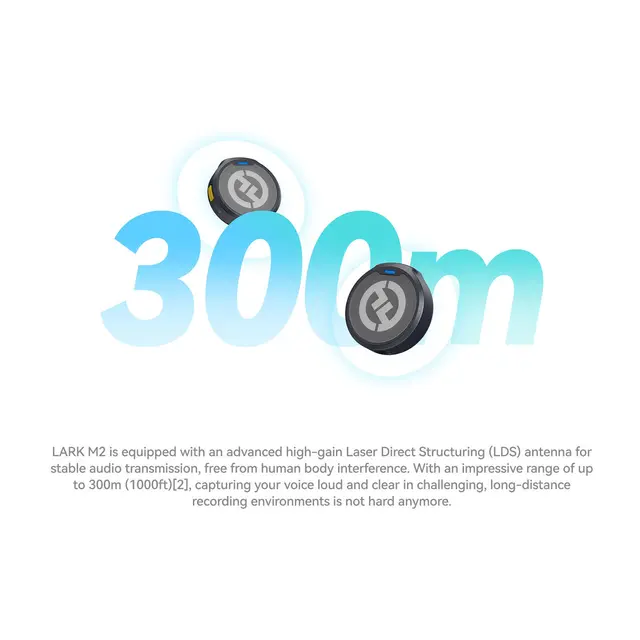 Hollyland LARK M2 Mini Combo Med Camera RX + USB-C RX 