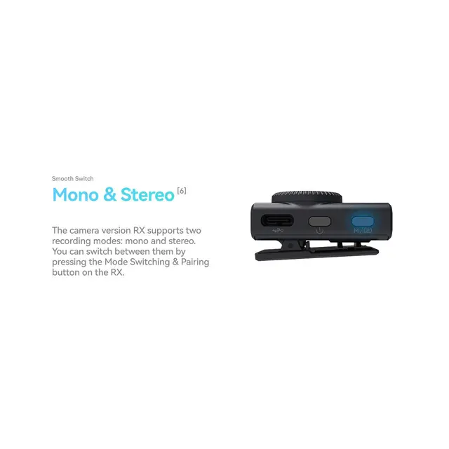 Hollyland LARK M2 Mini Combo Med Camera RX + USB-C RX 