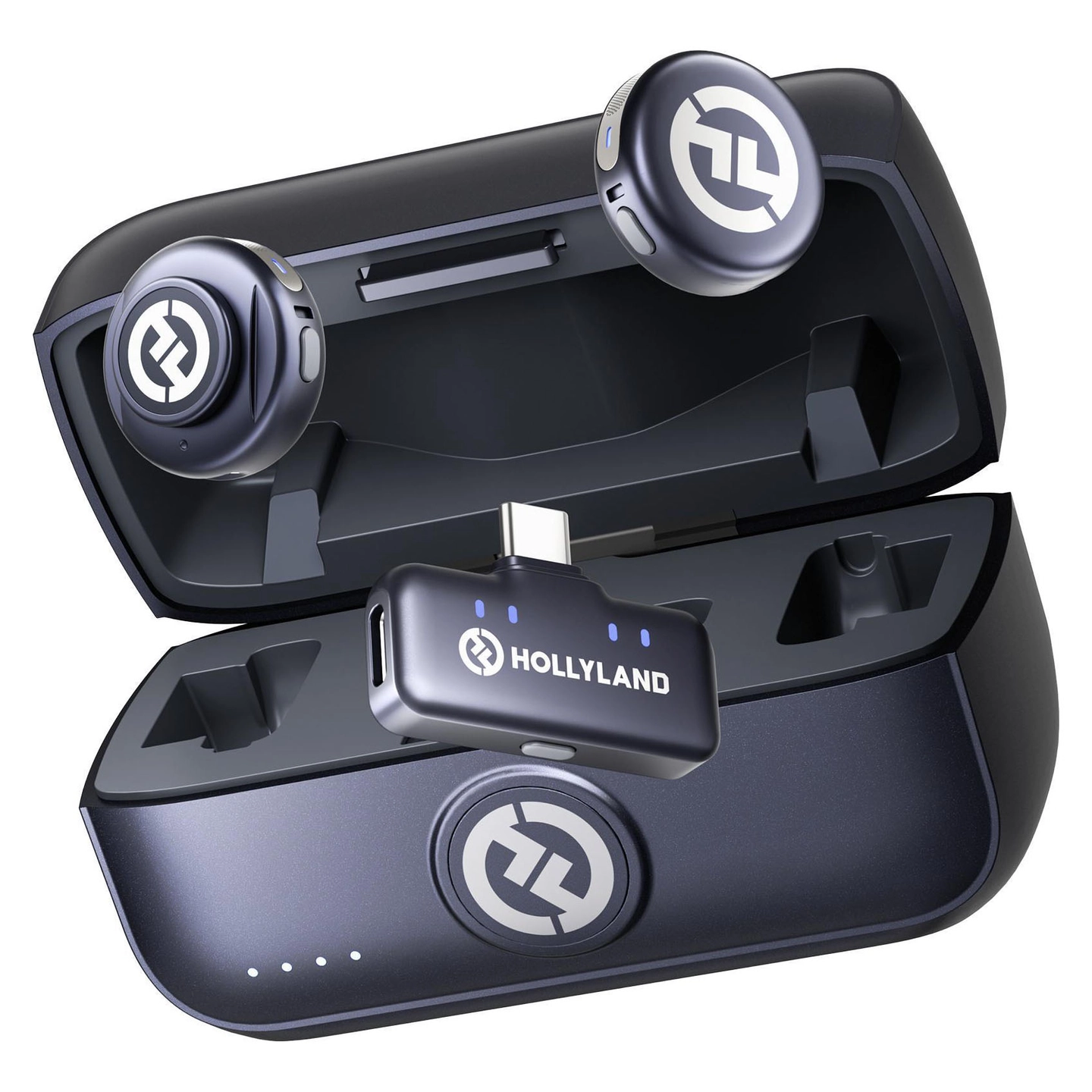 Hollyland LARK M3 Combo 2TX & 1RX USB-C RX and 2 x Wireless Microphones