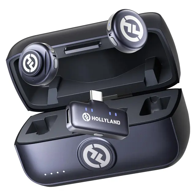 Hollyland LARK M3 Combo 2TX & 1RX USB-C RX and 2 x Wireless Microphones 