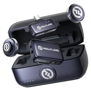 Hollyland LARK M3 Combo 2TX &amp; 2RX USB-C RX and 2 x Wireless Microphones