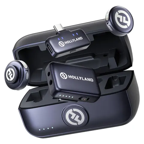 Hollyland LARK M3 Combo 2TX &amp; 2RX USB-C RX and 2 x Wireless Microphones
