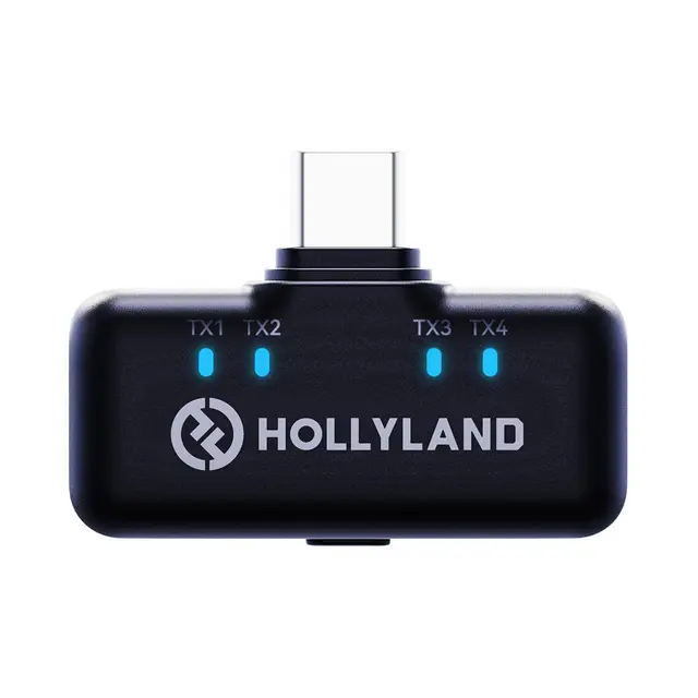 Hollyland LARK M3 Combo 2TX & 2RX USB-C RX and 2 x Wireless Microphones 