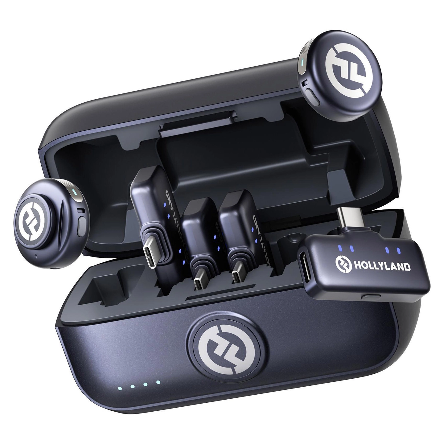 Hollyland LARK M3 Combo 2TX & 4RX USB-C RX and 2 x Wireless Microphones
