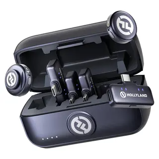 Hollyland LARK M3 Combo 2TX &amp; 4RX USB-C RX and 2 x Wireless Microphones